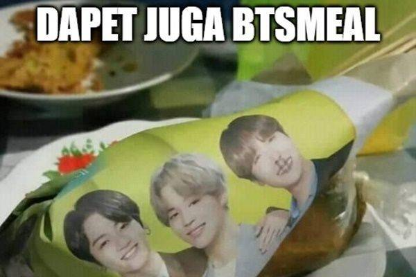 Potret kelakuan Fans BTS yang tidak dapat BTS meal ini dapat menghibur 